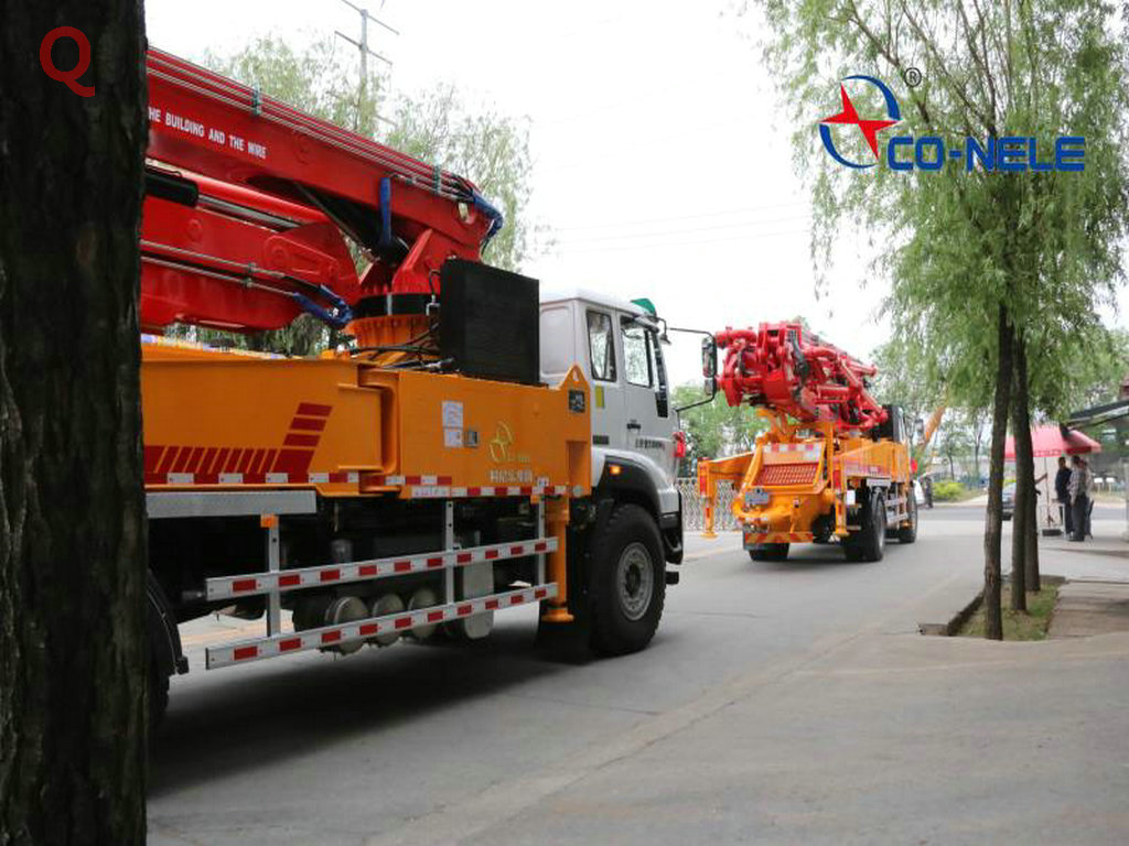 天泵，小型混凝土泵車，小型泵車