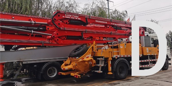 泵車上裝和底盤(pán)之間的連接