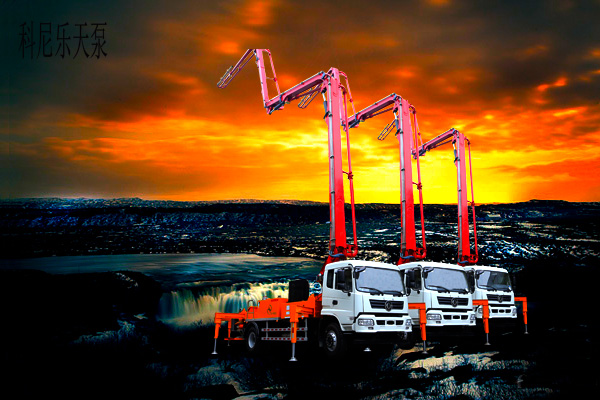 天泵，小型混凝土泵，小型泵車