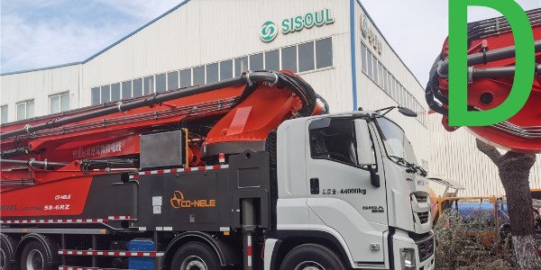 泵車車身懸空，緩解泵送帶來的沖擊