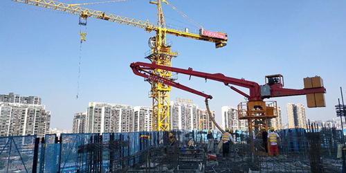 混凝土布料機筑造高樓-科尼樂集團，您正確的選擇