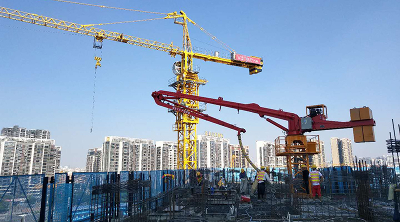 混凝土布料機筑造高樓-科尼樂集團，您正確的選擇